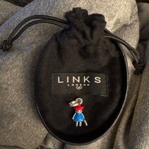 Links of London Charm Dutch Girl with Red and Blue Accents